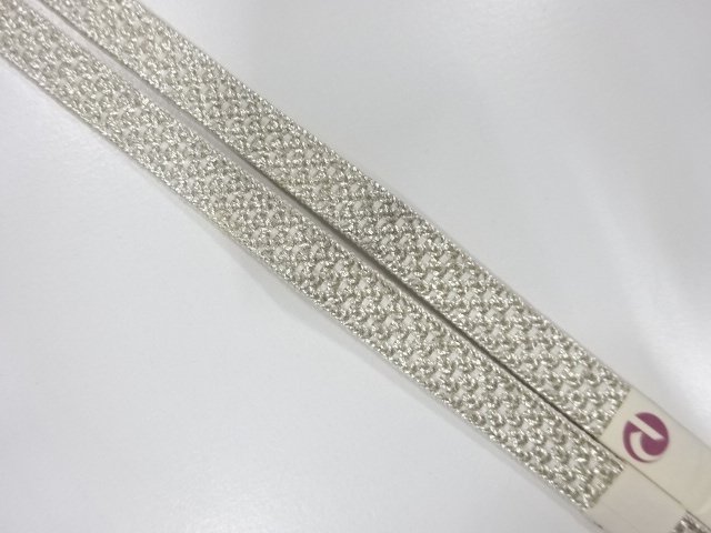  未使用品　正絹　帯留め用　手組三分紐